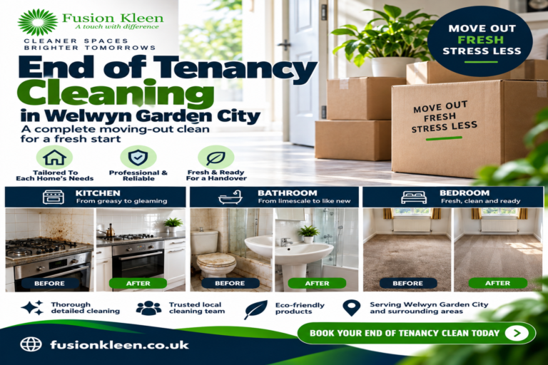 End of tenancy cleaning in Welwyn Garden City