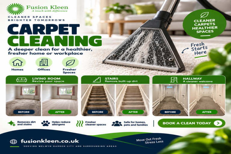 Professional carpet cleaning in Welwyn Garden City